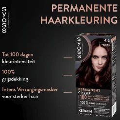 Clearance Salonplex 4-2 Mahonie Permanente Haarkleuring Haarverf