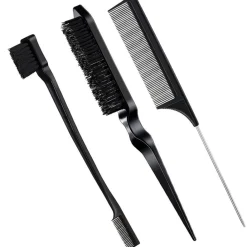Hot TBC Dual Edge Comb and Brush, 3 sets Haarborstels