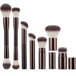 Clearance Technique PRO Dark Mocha Make-up kwastenset - 9 make-up kwasten Make-Up Kwasten