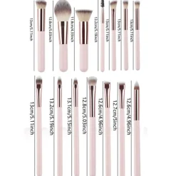 New Technique PRO Prism Make-up kwastenset - 14 make-up kwasten Make-Up Kwasten