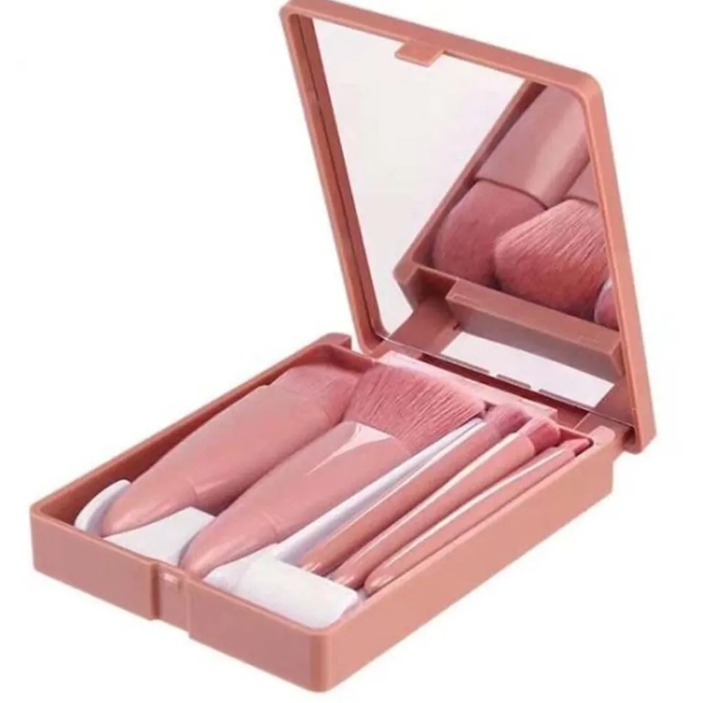 Sale Technique PRO Travel makeup kwastenset met 5 kwasten en spiegel Make-Up Kwasten