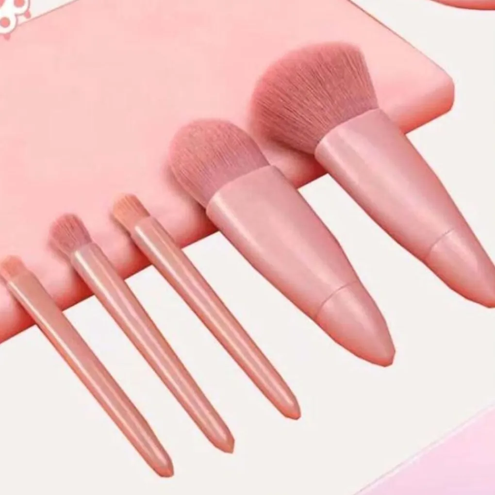 Sale Technique PRO Travel makeup kwastenset met 5 kwasten en spiegel Make-Up Kwasten