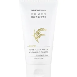 Rice Pure Clay Mask to Foam Cleanser Gezichtsreiniging