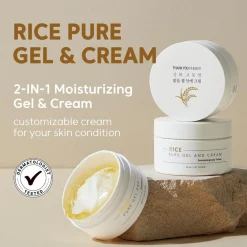 Best Rice Pure Gel and Cream Korean Skincare|Dagcreme