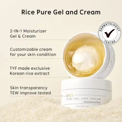 Best Rice Pure Gel and Cream Korean Skincare|Dagcreme