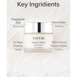 Clearance TIRTIR Ceramic Cream Korean Skincare|Nachtcreme