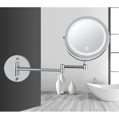 Discount UNIQ Led Cosmeticamake-upspiegel voor Wandmontage met Scharnierar Make-Up Spiegels