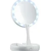 Discount UNIQ Opvouwbare Led Make-up Make-upspiegel en 10x Vergroting Make-Up Spiegels