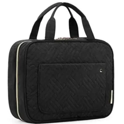 Outlet UNIQ Reis Toilettas met Haak en 4 Vakken - Zwart Toilettassen