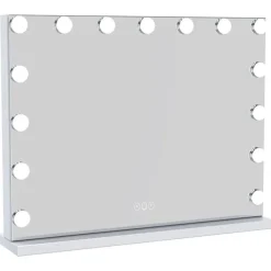 Outlet UNIQ XL Hollywood Spiegel met 15 LED Lampen & Touch Make-Up Spiegels