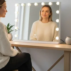 Sale UNIQ XL Luxe Hollywood make-up spiegel met licht Make-Up Spiegels